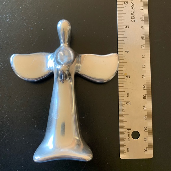 HOSELTON | Vintage Aluminum Angel Sculpture - Picture 5 of 6